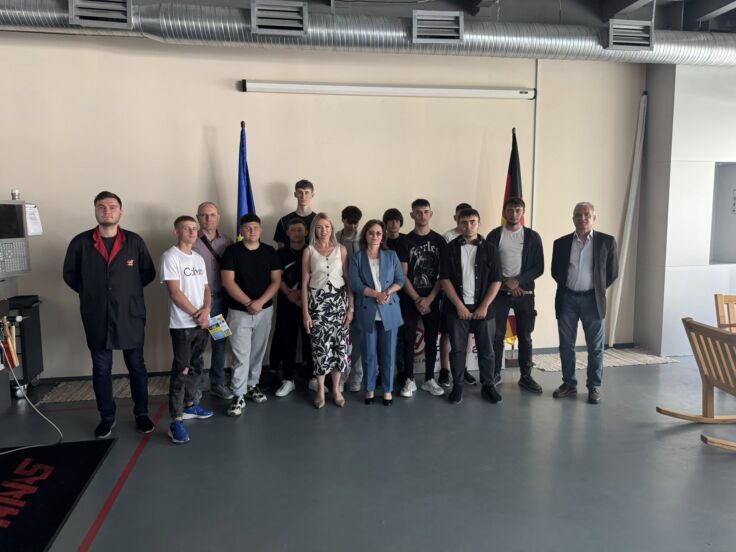 Absolvenții Școlii Profesionale nr. 6 din Chișinău în vizită la Colegiul de Inginerie din Strășeni