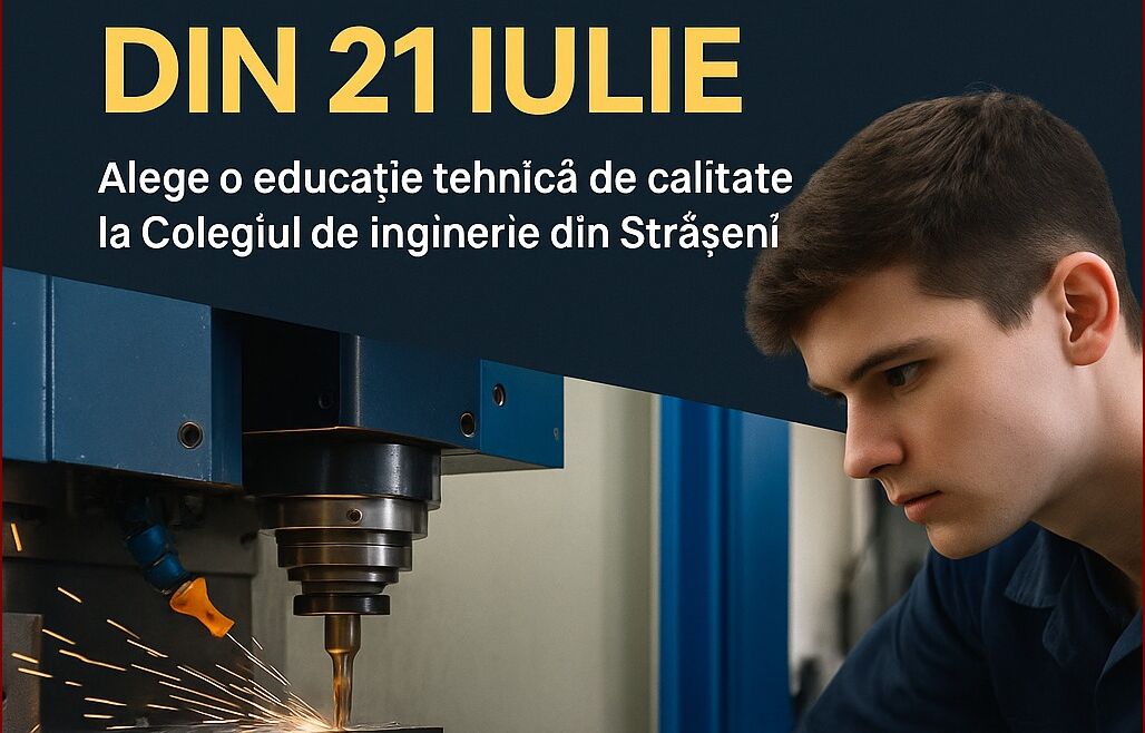 START ADMITERE 2025 LA COLEGIUL DE INGINERIE STRĂȘENI